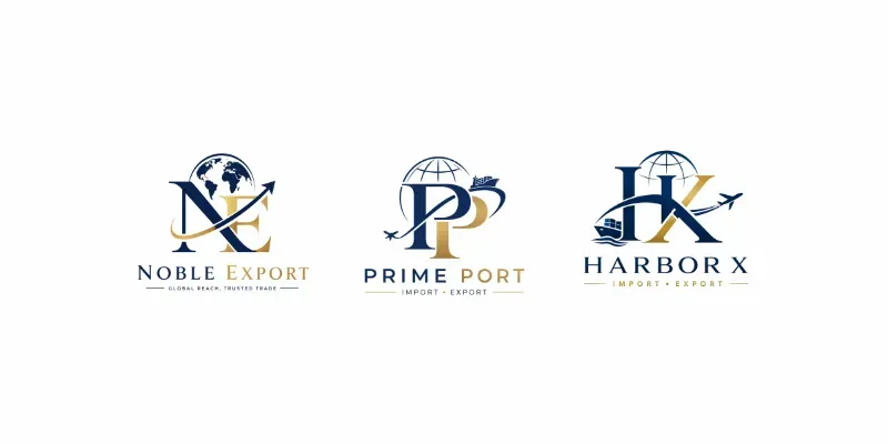 Import Export Business Logos generated by undefined
