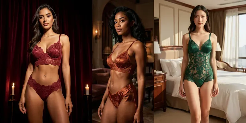 Flux Highend Silk Lace Lingeries generated by undefined