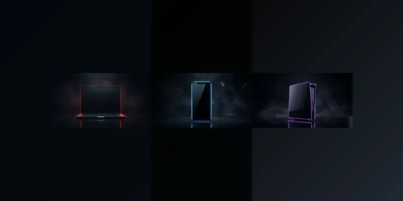 Dark Mode Product Launch Banners generated by undefined