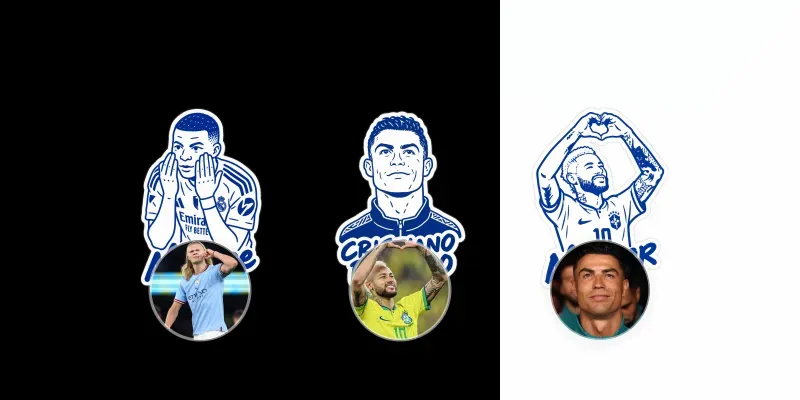 Handdrawn Name Stickers generated by undefined