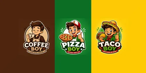 Highconverting Food Mascot Logos generated by chatgpt-image