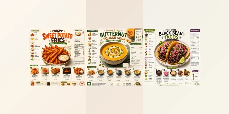 Healthy Recipe Infographics generated by undefined