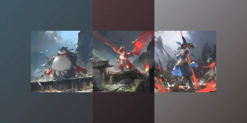 Dynamic Pokemon Art generated by undefined