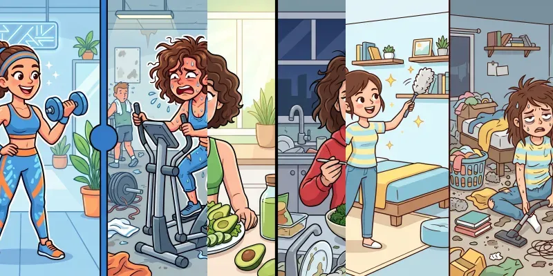 Expectation Vs Reality Cartoons generated by undefined