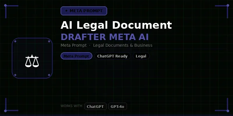 Legal Document Drafter Meta  generated by undefined