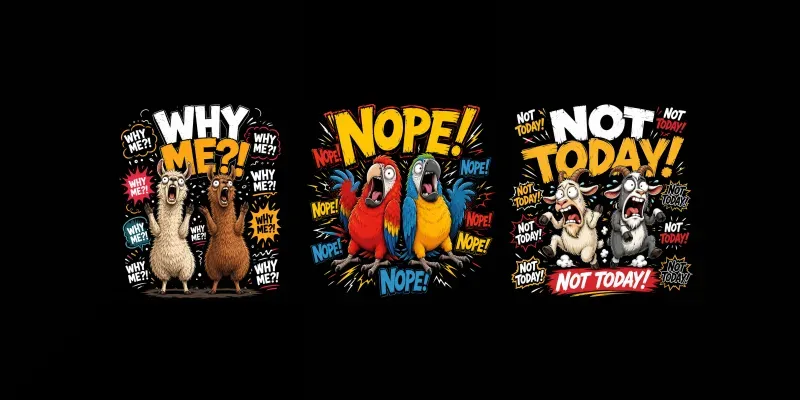 Funny Animal Quote Tshirt Generator generated by undefined