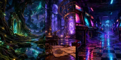 Neon Gothic Dreams generated by chatgpt-image