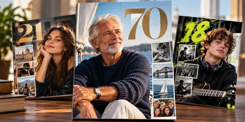 Birthday Magazine Cover Milestones