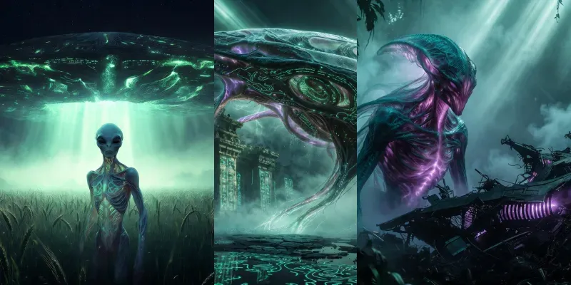 Cinematic Alien Contacts generated by undefined