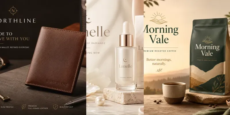 Premium Brand Launch Visuals generated by undefined