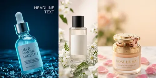 Ultrarealistic Luxury Skincare Products generated by gemini-image
