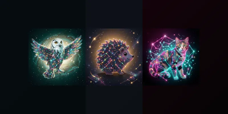 Cosmic Animal Constellations generated by undefined