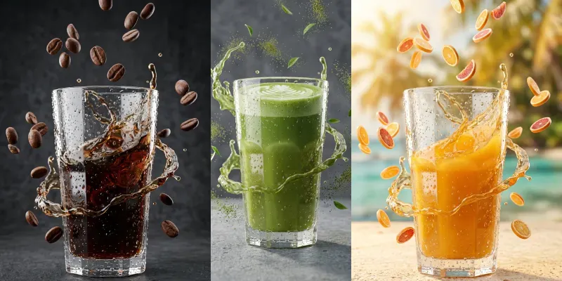 Beverage Marketing Poster Design Asset generated by undefined