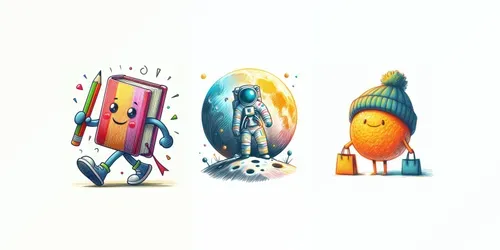 Childhood Drawings generated by dalle