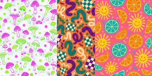 Dopamine Decor Maximalist Patterns generated by chatgpt-image