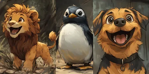 Charming Animal Characters For Your Next generated by midjourney