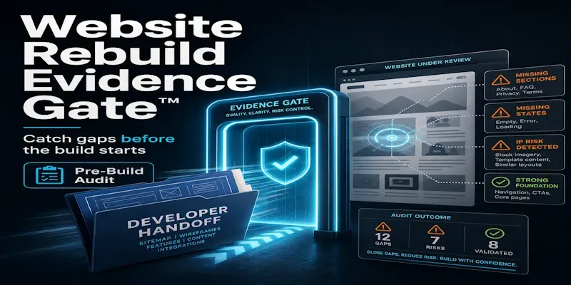 Website Rebuild Evidence Gate generated by undefined
