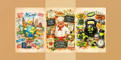 Artistic Collage Poster Graphics generated by chatgpt-image