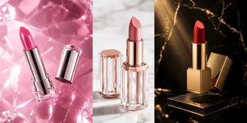 Premium Lipstick Advertisements generated by chatgpt-image