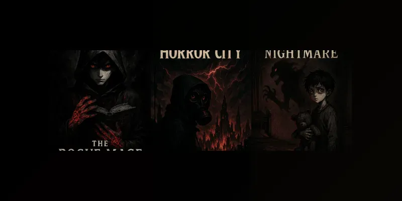 Dark Anime Horror Book Cover Creators generated by undefined