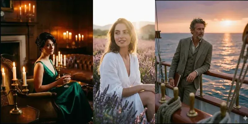 Cinematic Lifestyle Portrait Photos generated by undefined