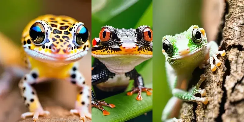 Cute Friendly Reptile Collections generated by undefined