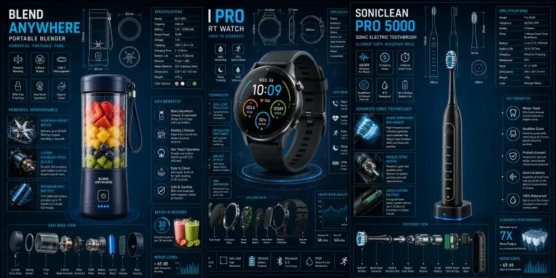 Product Blueprint Infographics Generator generated by undefined