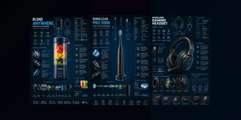 Product Blueprint Infographics Generator