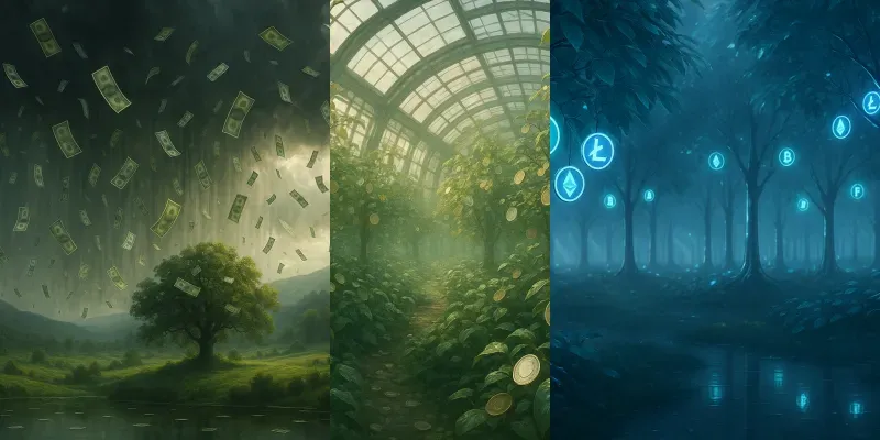 Money Grows From Trees Surreal Prosper generated by undefined