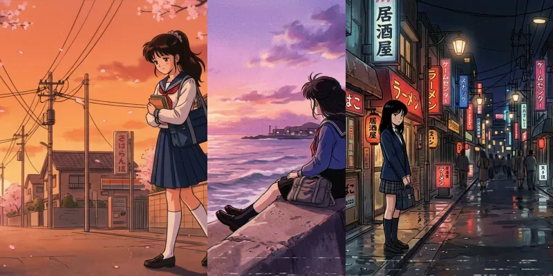 90s Vintage VHS Anime Screenshot Generator generated by undefined