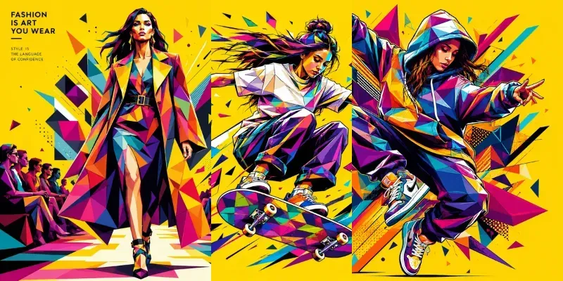 Wpap Geometric Pop Art Creators generated by undefined