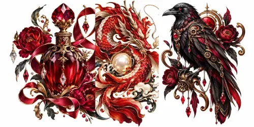 Glossy Ornamental Sticker Art generated by chatgpt-image