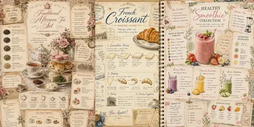 Vintage Recipe Storyboards generated by chatgpt-image