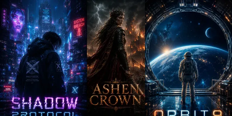 Modern Cinematic Movie Poster Creators generated by undefined