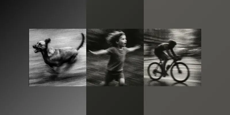 Cinematic Motion Blur Photography generated by undefined