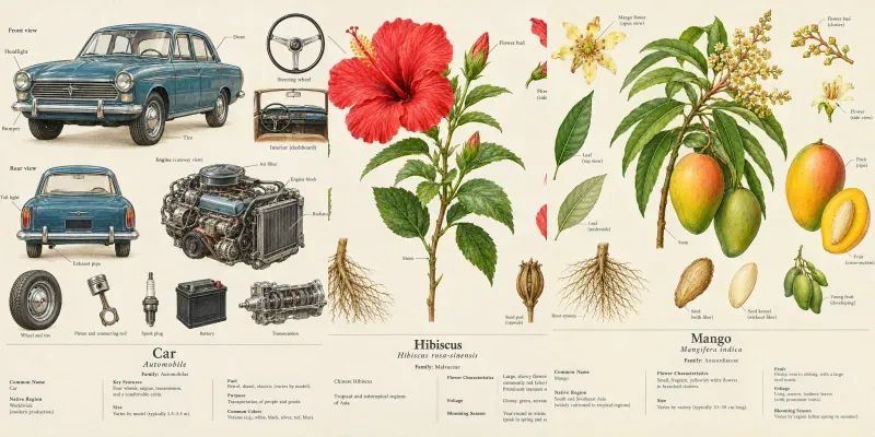 Vintage Botanical Illustration Creator