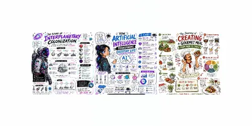 Creative Sketchnote Infographics generated by chatgpt-image