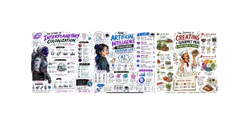 Creative Sketchnote Infographics generated by undefined