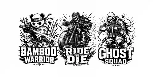 Badass Cartoon Mascot Tshirt Generator generated by chatgpt-image