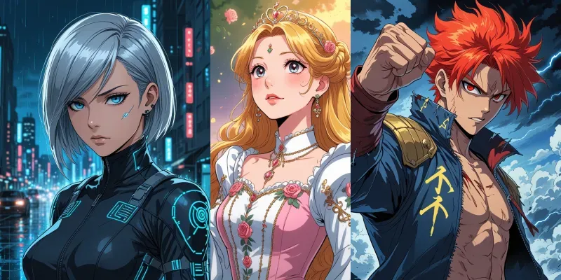 Anime Character Portrait Generator generated by undefined