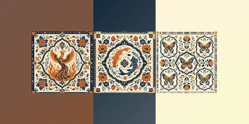Ornamental Folk Pattern Designs generated by undefined