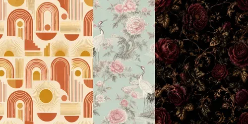 Seamless Interior Design Wallpapers generated by chatgpt-image