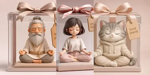 Inner Peace Gift Box Characters generated by chatgpt-image