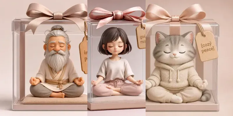 Inner Peace Gift Box Characters generated by undefined