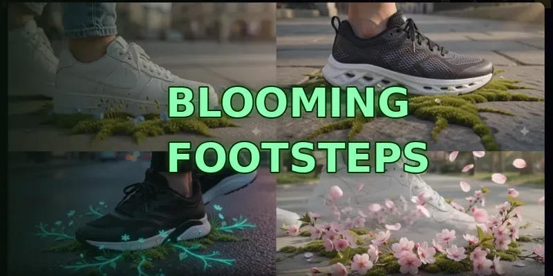 Blooming Footsteps generated by undefined