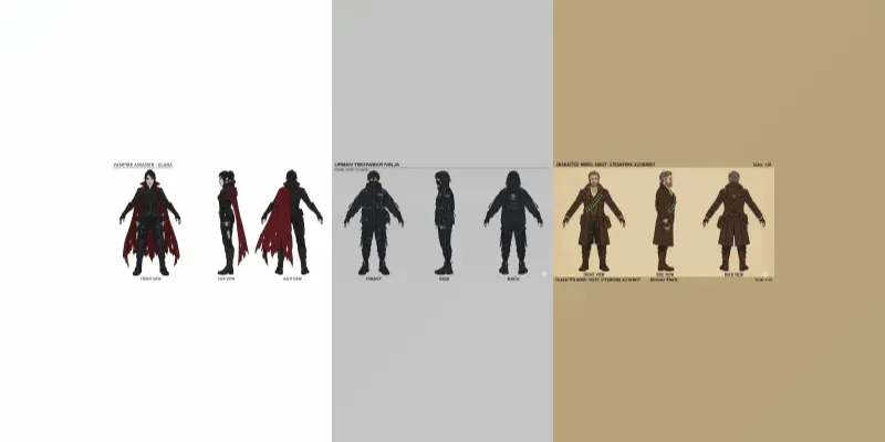 Pro Character Turnaround Concept Sheet generated by undefined