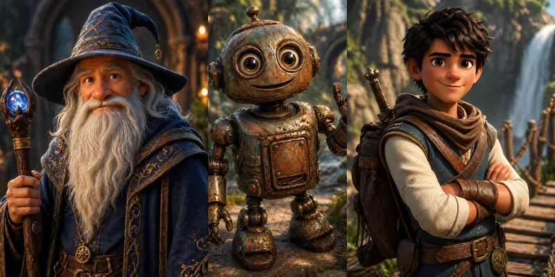 3d Pixarstyle Character Master generated by undefined