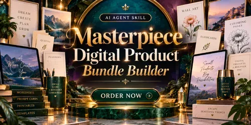 Masterpiece Digital Product Bundle Agent generated by chatgpt-skill