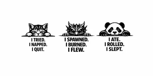 Minimalist Animal Typography Designs generated by chatgpt-image