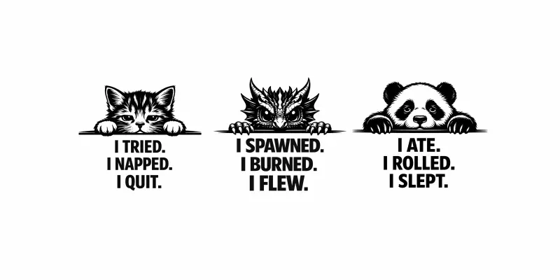 Minimalist Animal Typography Designs generated by undefined